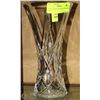 Image 1 : ESTATE 10"H X 5"W CZECH CRYSTAL VASE