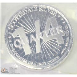 QUARTER OUNCE .999 SILVER COIN