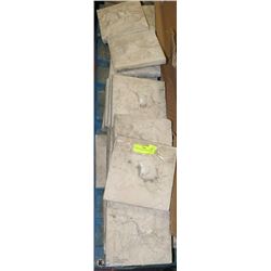 LOT OF 20 STEPPING STONES 8"X8"