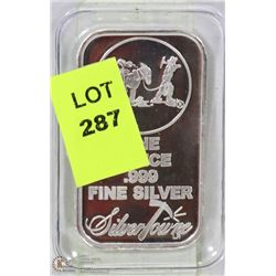 .999 1-OZ SILVER TOWNE BAR