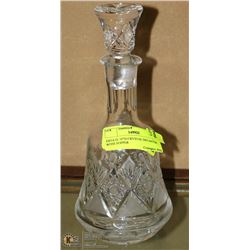 ESTATE 10"H CRYSTAL DECANTER WITH TOPPER