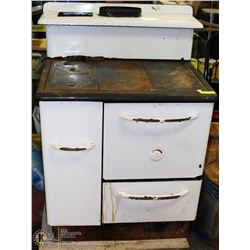 VINTAGE STOVE - WOOD BURNING CONVERTED TO DIESEL
