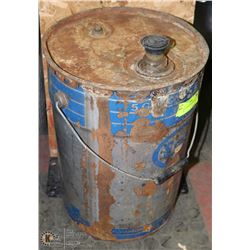 VINTAGE 5 GAL ESSO OIL CAN - EMPTY