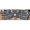 Image 1 : NEW GREY LEATHERETTE ELECTRIC RECLINING