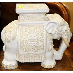 CERAMIC ELEPHANT PLANT STAND