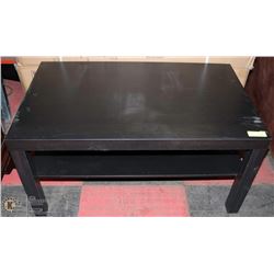 WOOD TONE COFFEE TABLE