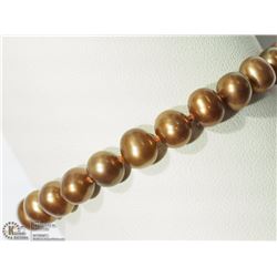 #43-14KT Y.GOLD FRESHWATER PEARL BRACELET