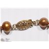 Image 2 : #43-14KT Y.GOLD FRESHWATER PEARL BRACELET