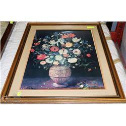 ESTATE FRAMED FLOWER PICTURE