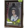 Image 1 : QUEEN ELIZABETH II 1952-1977 MIRROR FRAMED WALL