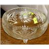 Image 1 : PINWHEEL CRYSTAL FOOTED BOWL