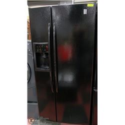 GE PROFILE REFRIGERATOR WITH LEFT DOOR FREEZER,