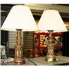 Image 1 : PAIR OF DECORATIVE CHERUB LAMPS W/ SHADES