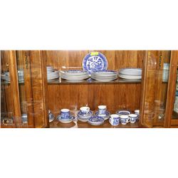 LARGE  WILLOW STYLE DISH COLLECTION