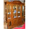 Image 1 : SKLAR PEPPLER WOOD & GLASS BUFFET & HUTCH
