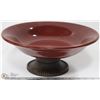 Image 1 : LARGE DECORATIVE PEDESTAL BOWL -