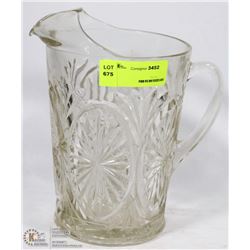 ESTATE CUT GLASS PITCHER