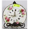 Image 1 : PORCELAIN COLLECTOR PLATE CLOCK