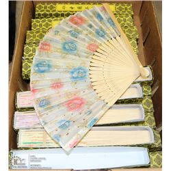 LOT OF 30PCS NEW HAND PAINTED STYLE FANS