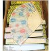 Image 1 : LOT OF 30PCS NEW HAND PAINTED STYLE FANS