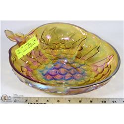 CARNIVAL GLASS FRUIT BOWL
