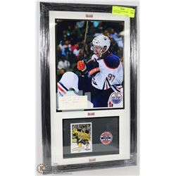 CONNOR MCDAVID PRE-NHL 2014 CARD FRAMED