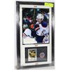 Image 1 : CONNOR MCDAVID PRE-NHL 2014 CARD FRAMED