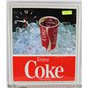 Image 1 : VINTAGE 1960s COCA COLA ELECTRIC WALL CLOCK
