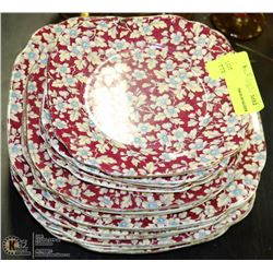 ROYAL ALBERT ENGLISH CROWN CHINA PLATES