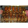 Image 1 : 43PC AMBER GLASS DISH SET
