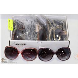 BOX OF NEW SUNGLASSES ON CHOICE