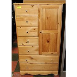 SOLID WOOD PINE ARMOIRE