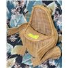 Image 1 : MEDIUM WICKER FROG DECORATION