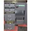 Image 2 : COLE-STEEL BANKERS CABINET WITH SAFE