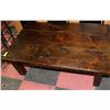 Image 1 : ANTIQUE OVER 100 YEARS OLD BARN WOOD TABLE