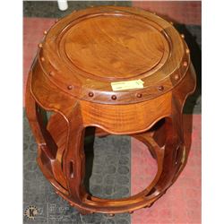 SOLID WOOD STOOL/PLANT STAND