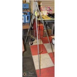 TRI-POD OVER-THE-CAMPFIRE GRILL