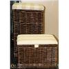 Image 1 : LOT OF 2 HAMPER BASKETS