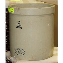 MEDALTA 3 GALLON IMPERIAL CROCK