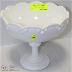 MILK GLASS FRUIT BOWL