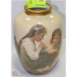 ESTATE EXCLUSIVE HANDPAINTED STYLE VASE