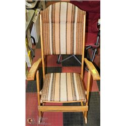 VINTAGE FOLD AWAY ROCKING CHAIR