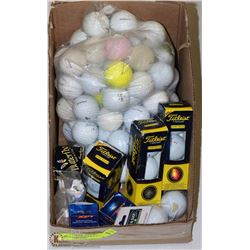 LOT OF NEW AND USED GOLF BALLS