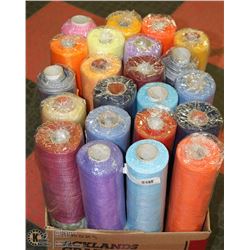 BOX OF DECORATIVE MESH