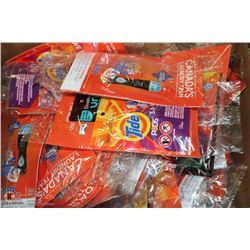 LARGE BOX OF  TIDE 3-IN-1 LAUNDRY PODS
