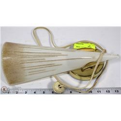 VINTAGE GLASS WALL MOUNT LAMP