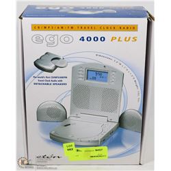 EGO 4000 PLUS TRAVEL CLOCK RADIO