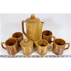 1960 HORNSEA TEAPOT/ COFFEE POT SET