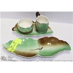 4 PC ROYAL WINTON TEA SET. ALL PIECES STAMPED