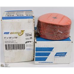 LOT OF 70 NEW GRINDING DISCS, 5" & 6"